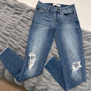 KanCan Distressed Skinny Jeans
